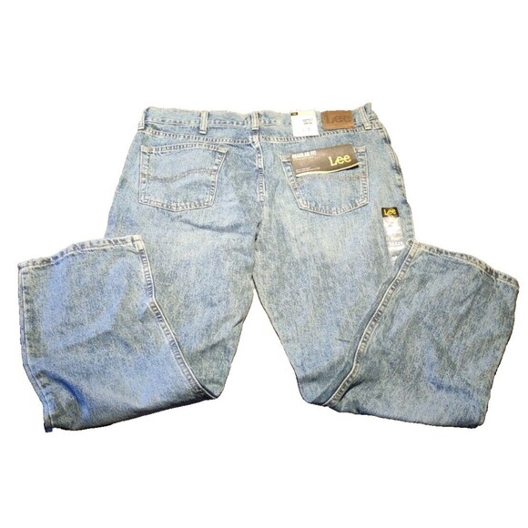 Lee Jeans Regular Fit Straight Leg Men's Size 38x29-Denim Jeans - Picture 3 of 6